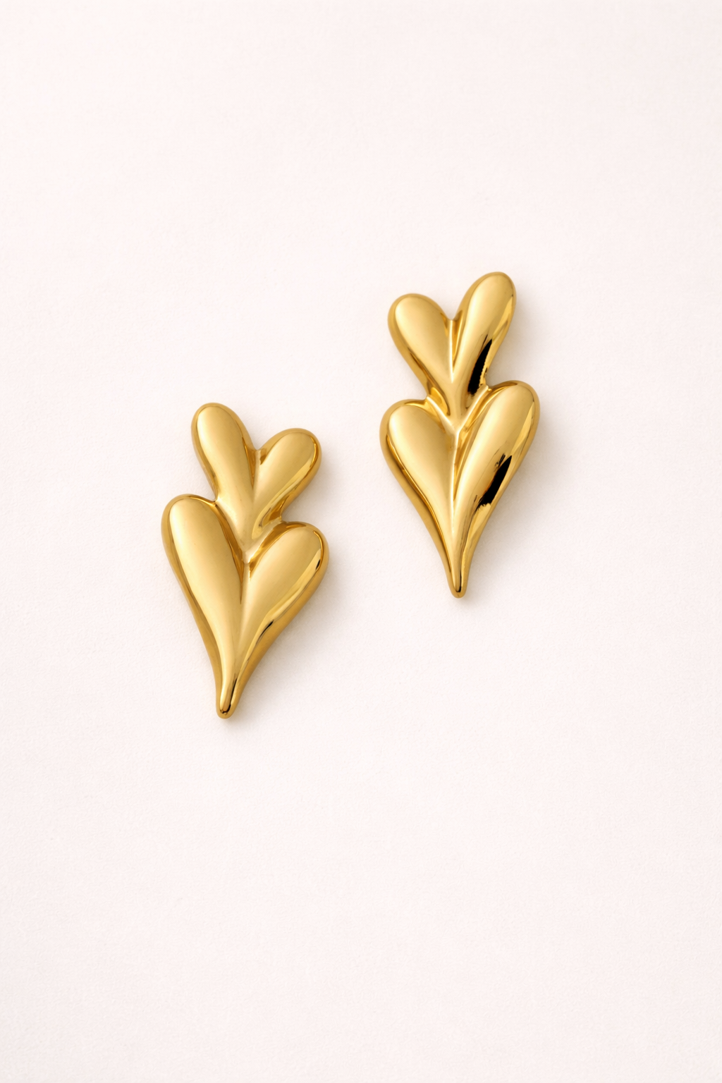 Twinhearts Studs- Stainless Steel