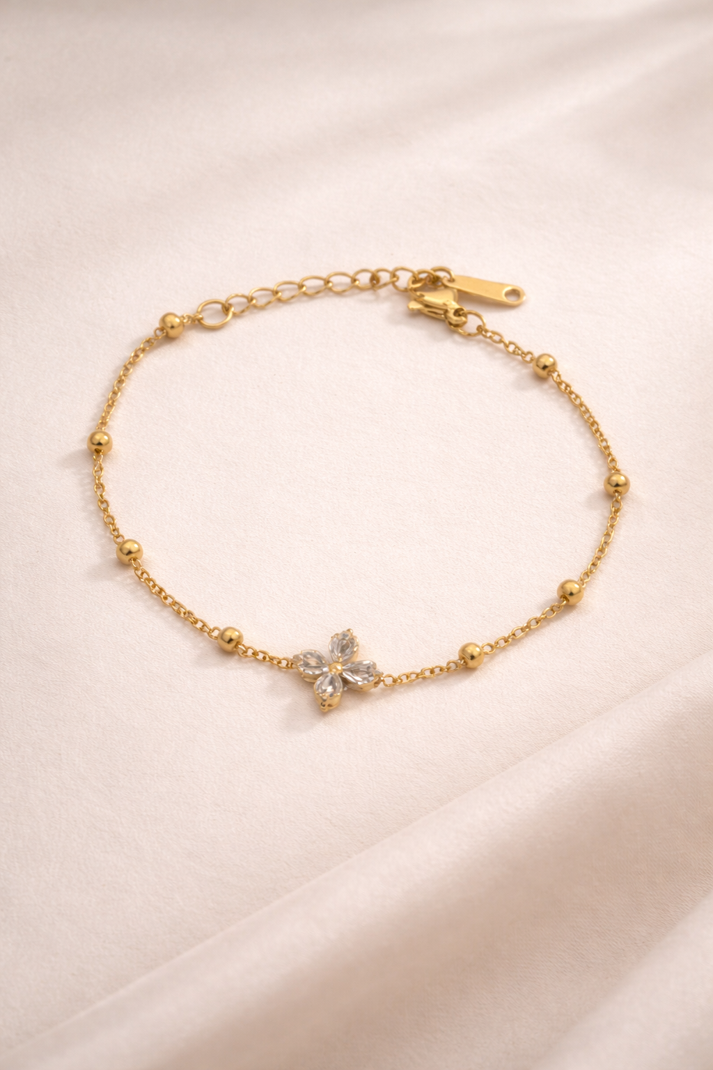 Petal Chain Bracelet - Anti-Tarnish Stainless Steel
