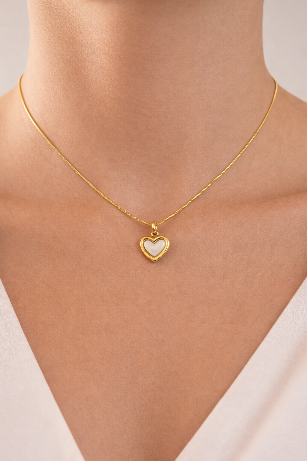 Forever Heart Necklace - Anti-Tarnish Stainless Steel